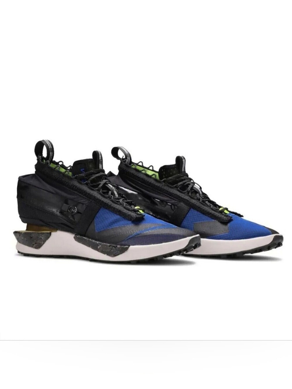 Nike Drifter Gator ISPA Womens Size 5.5 Running Black Blue Shoes Water Resistant